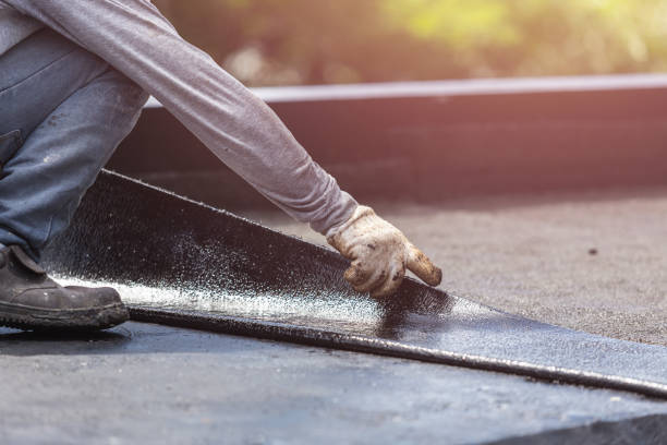 Professional Waterproofing technician working in Ventnor City, NJ